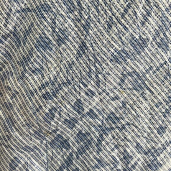 Anthropologie HD Paris Dayflower Mini Dress Off Shoulder Blue White - Picture 8 of 12